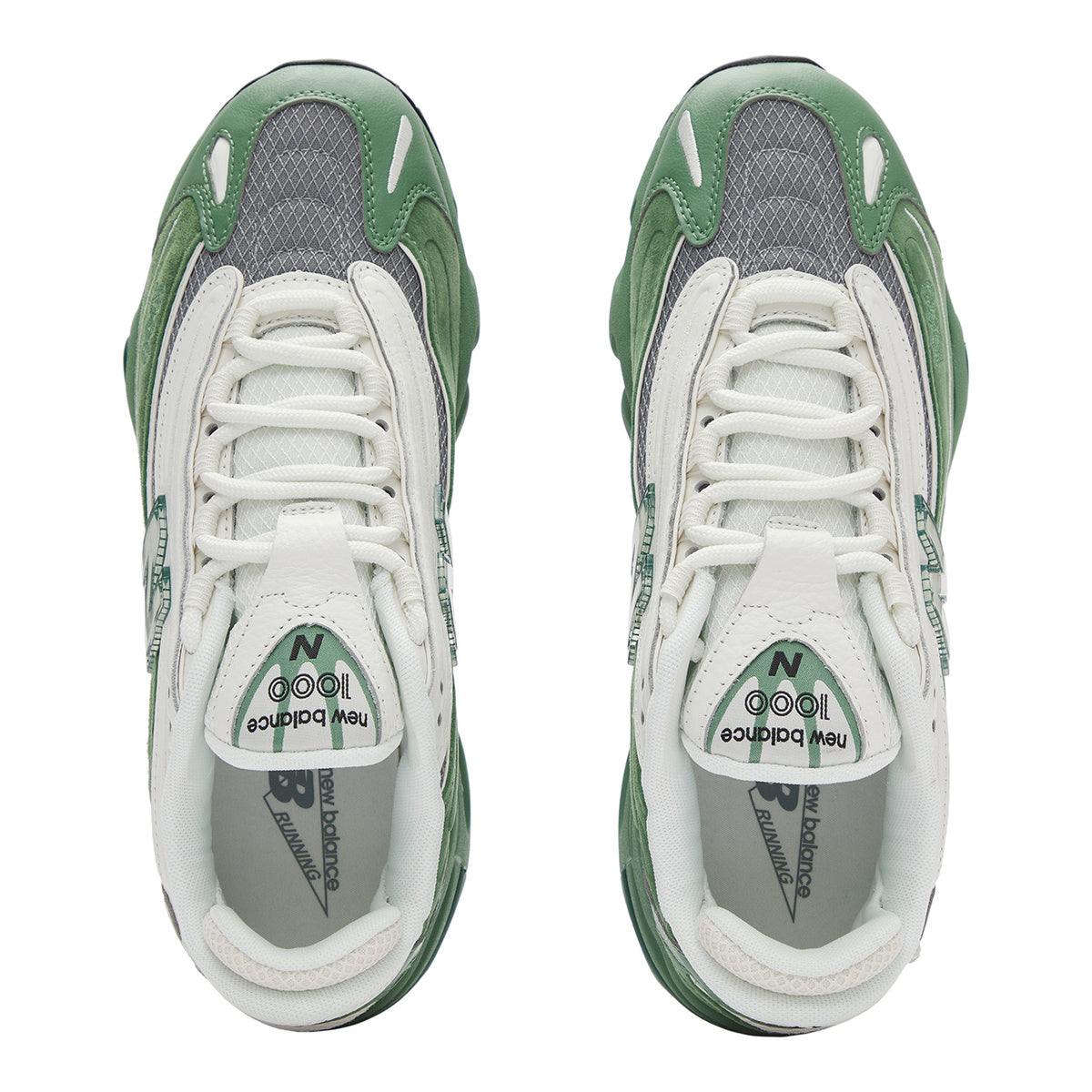 New Balance 1000 Unisex Running Shoes - Green/White