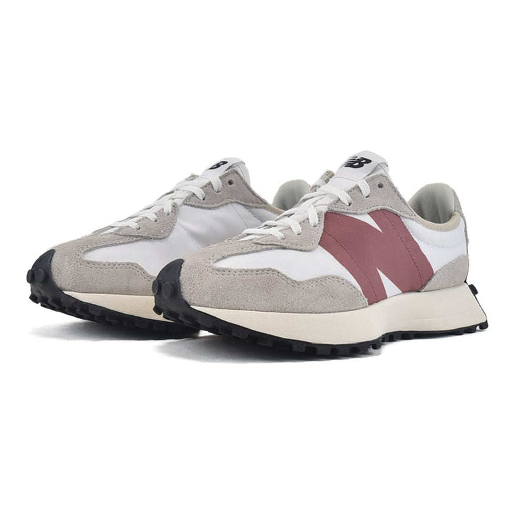 New Balance 327 Unisex Suede Lifestyle Sneakers – Grey/Rose