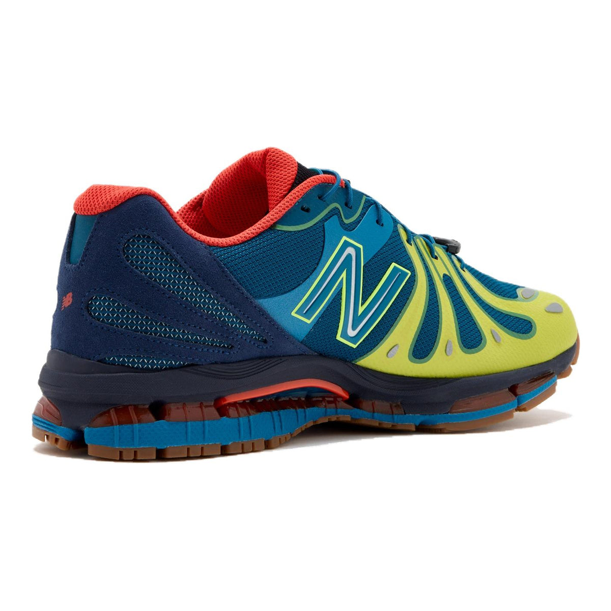 New Balance 1890 Unisex Mesh Lifestyle Running Sneakers – Teal/Sulphur Yellow