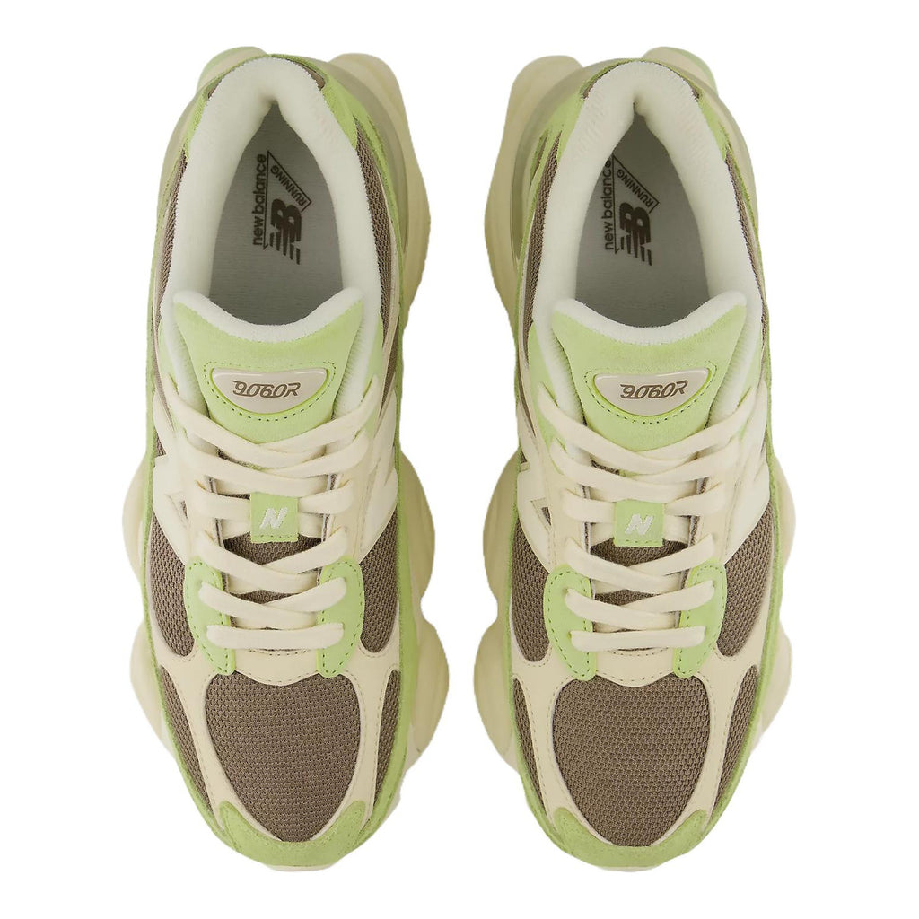 New Balance 9060R Unisex Running Shoes - Beige/Green