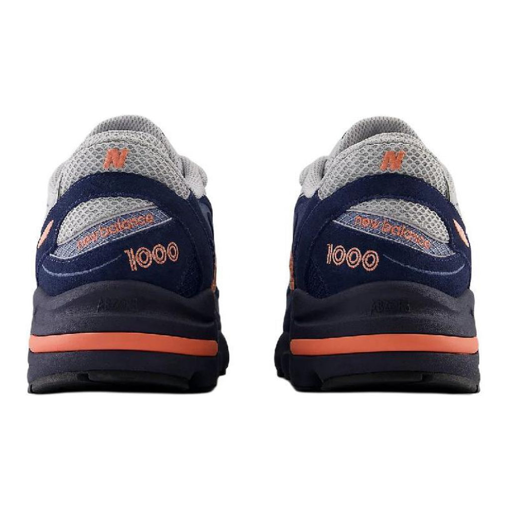 New Balance 1000 Auburn Unisex Suede Lifestyle Sneakers – Navy/Grey/Coral