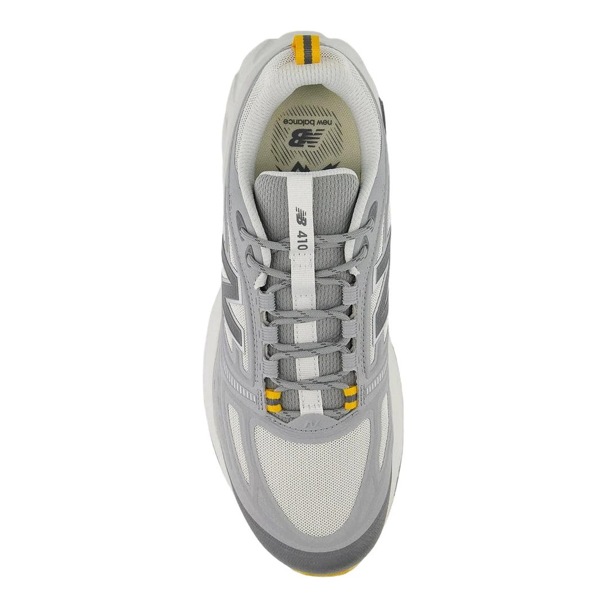 New Balance 410 Unisex Mesh Trail Running Shoes – Grey/Yellow