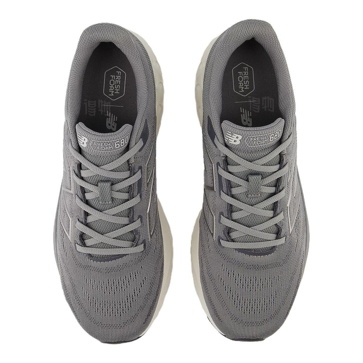 New Balance 680 v8 Unisex Lightweight Running Shoes - Grey
