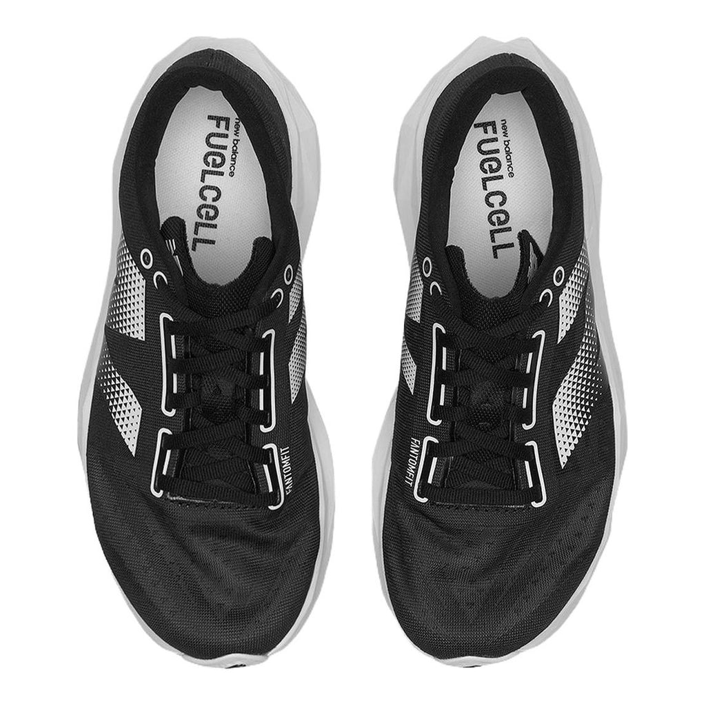 New Balance FuelCell Rebel v4 Unisex Lightweight Running Shoes – Black/White