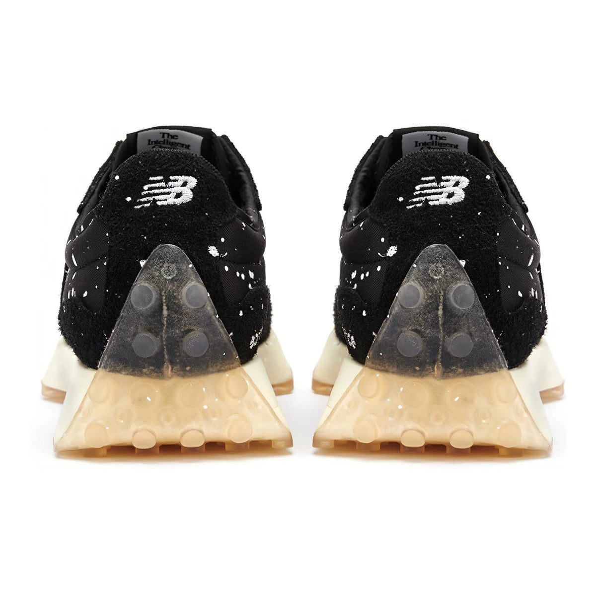 Joshua Vides x New Balance 327 Unisex Suede Lifestyle Sneakers – Black/White