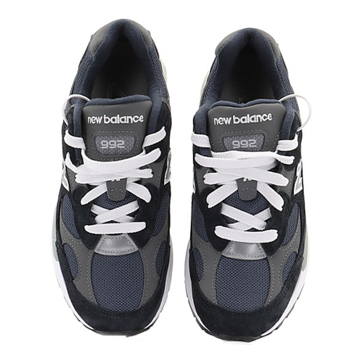 New Balance 992 Unisex Suede Lifestyle Sneakers – Navy/Grey