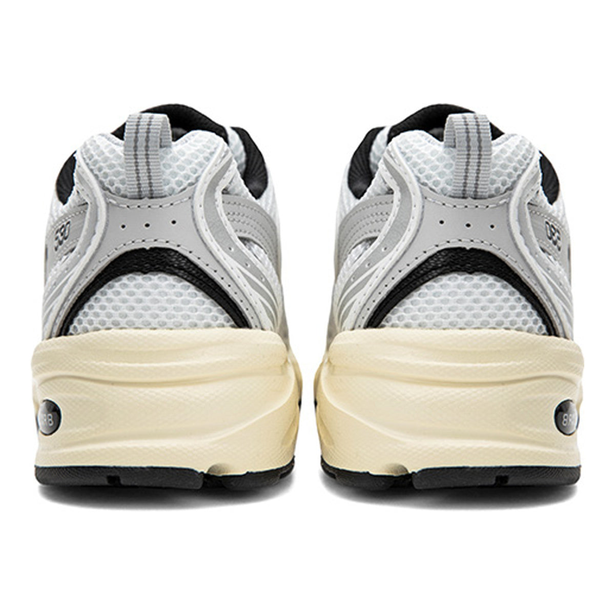 New Balance 530 Unisex Breathable Mesh Lifestyle Sneakers – Silver/Black