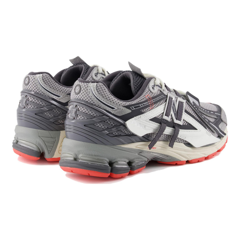 New Balance 1906A Unisex Mesh Lifestyle Running Sneakers – Grey/White/Red