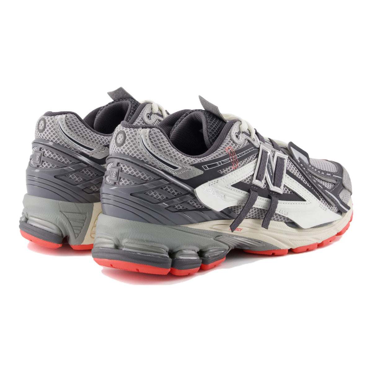 New Balance 1906A Unisex Mesh Lifestyle Running Sneakers – Grey/White/Red