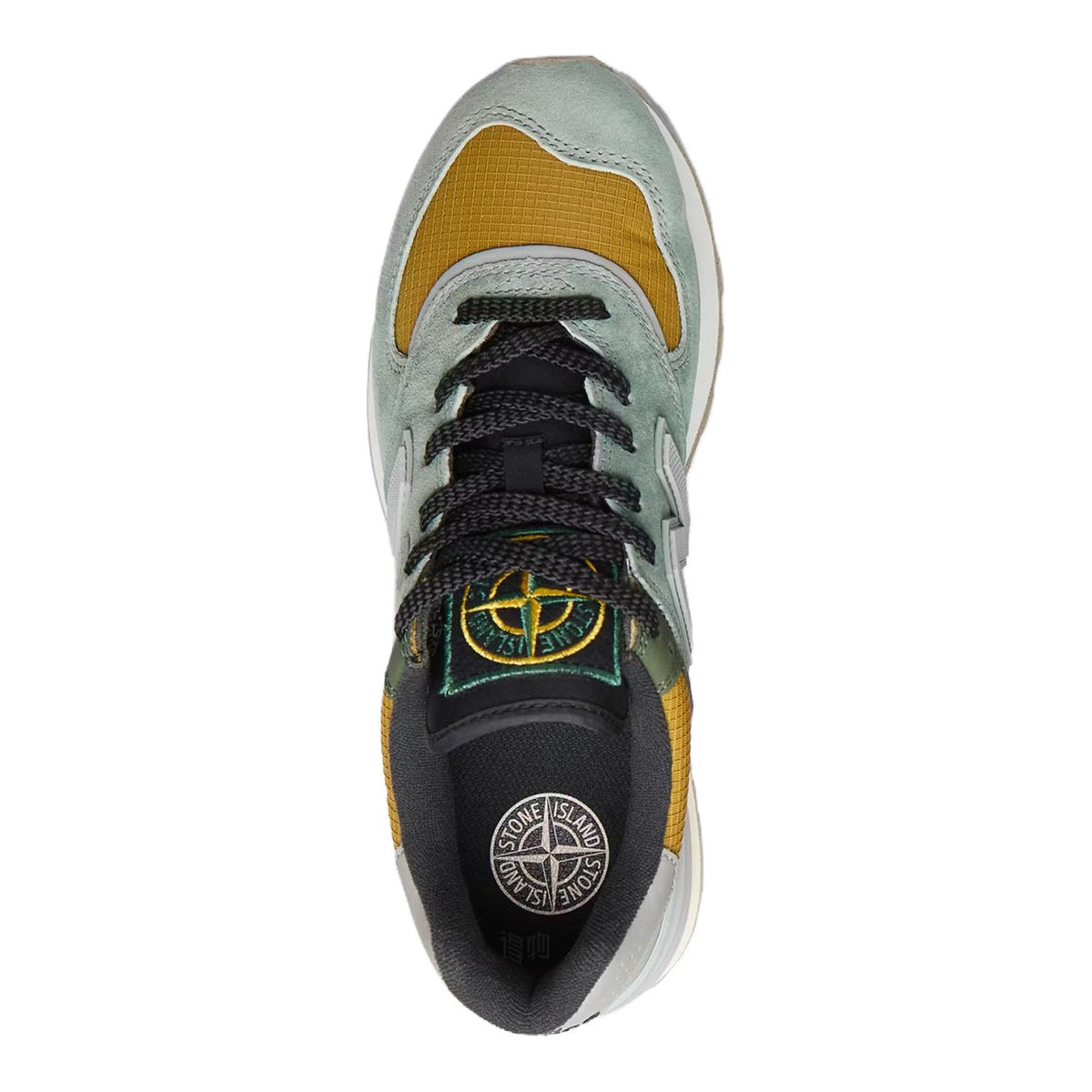 Stone Island x New Balance 574 Unisex Sneakers - Green/Yellow