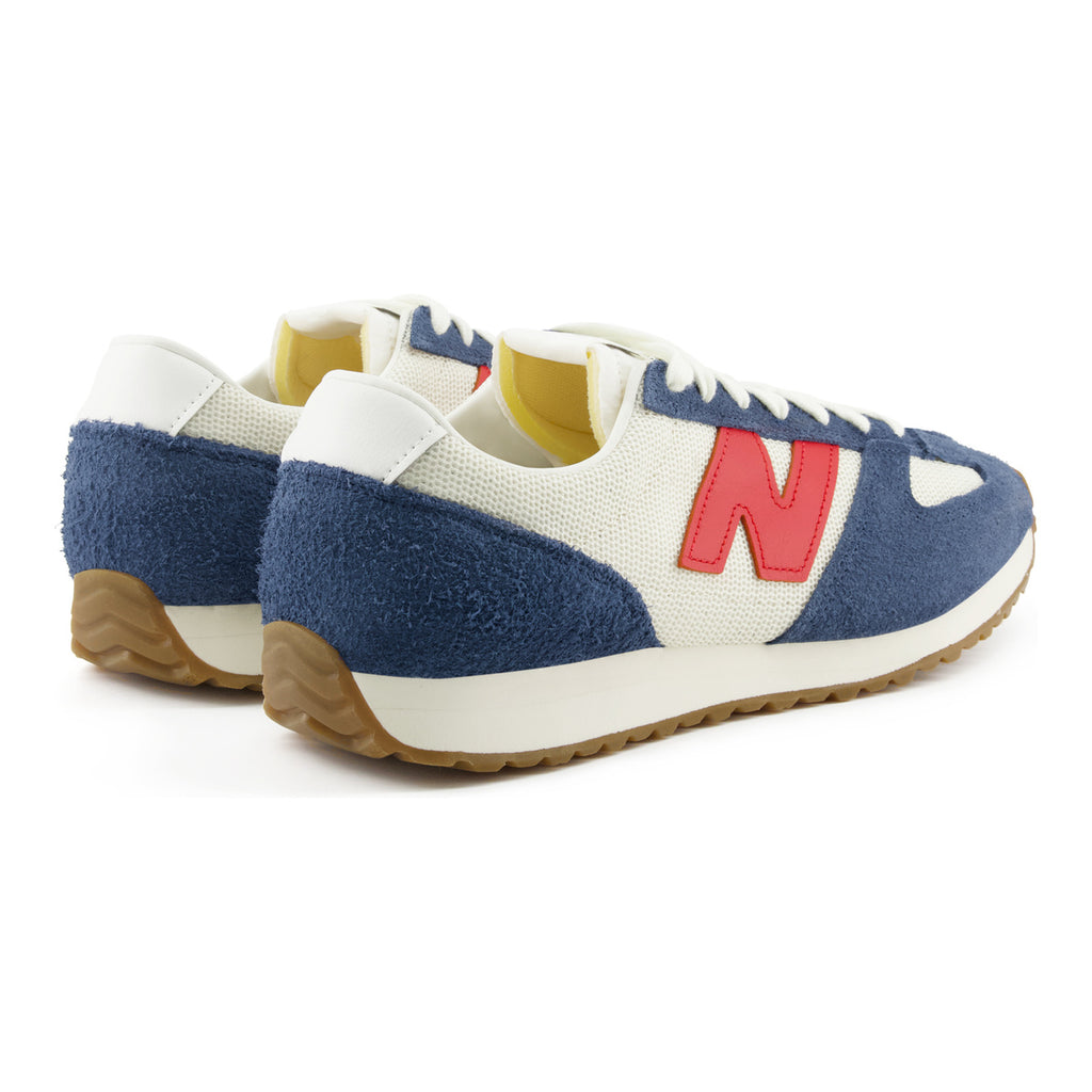 New Balance 471 Unisex Retro Sneakers - Off-White/Navy/Red