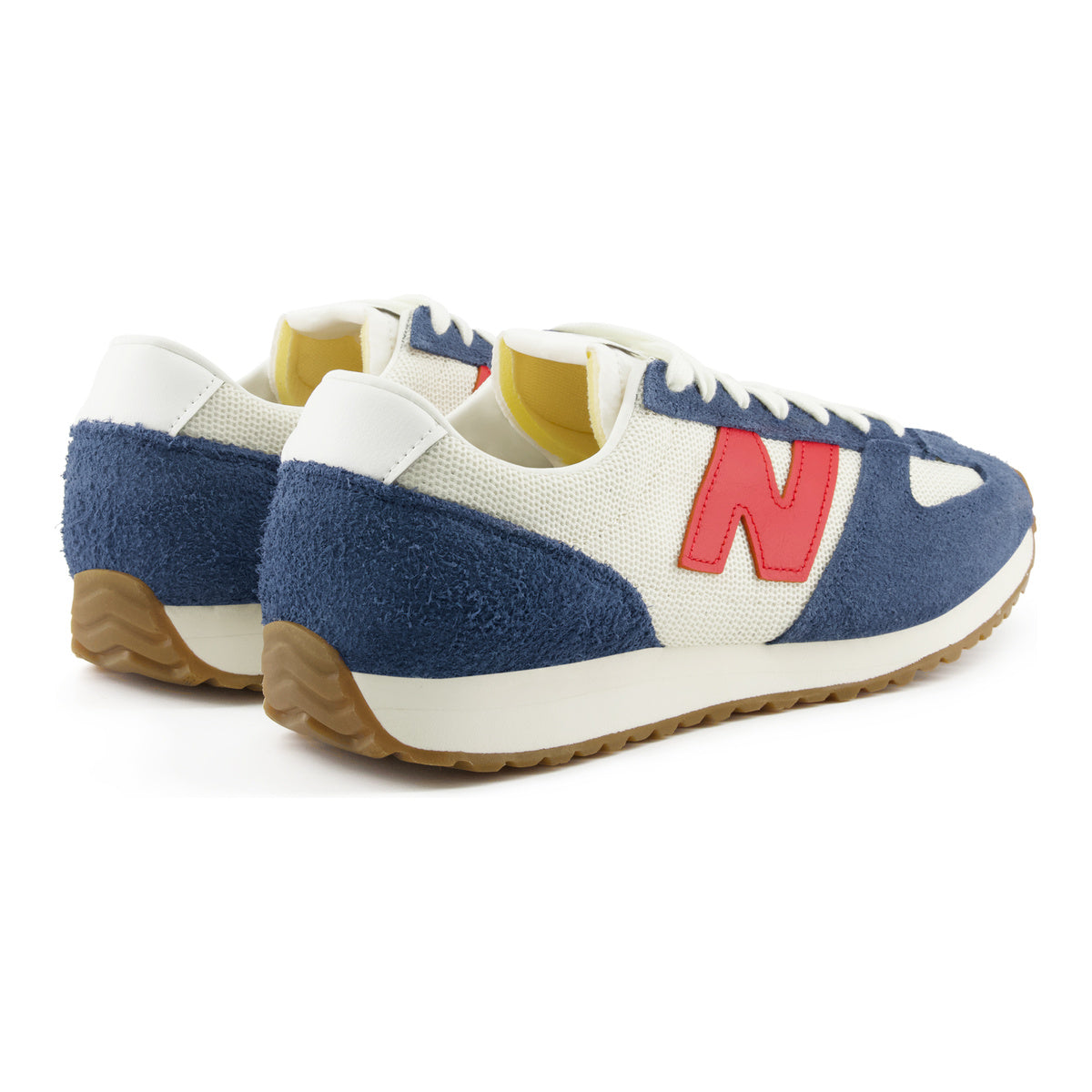 New Balance 471 Unisex Retro Sneakers - Off-White/Navy/Red