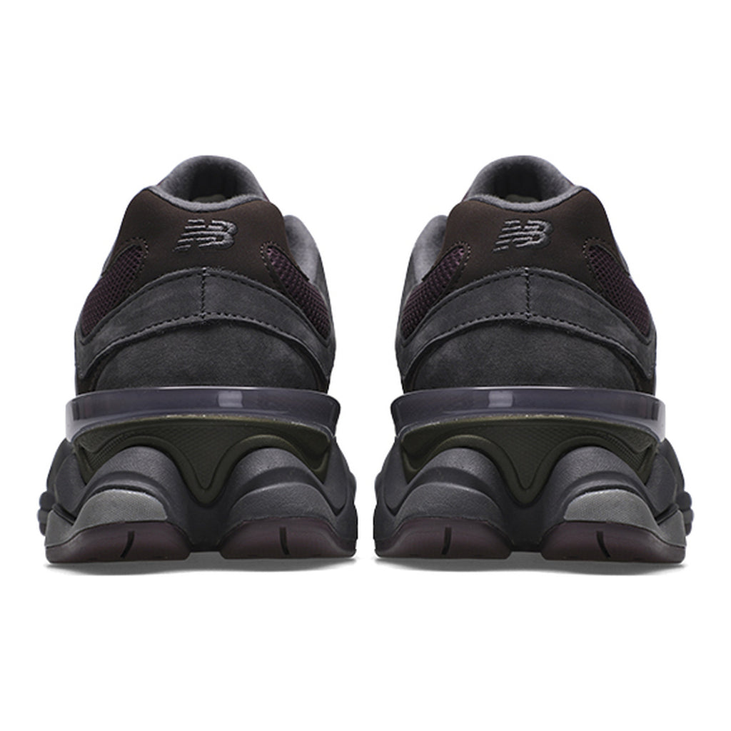 New Balance 9060 Unisex Chunky Suede Lifestyle Sneakers – Dark Purple/Charcoal