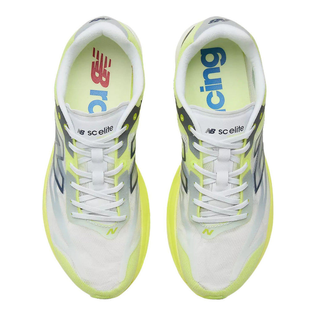 New Balance FuelCell SuperComp Elite v6 Carbon Running Shoes - White/Yellow
