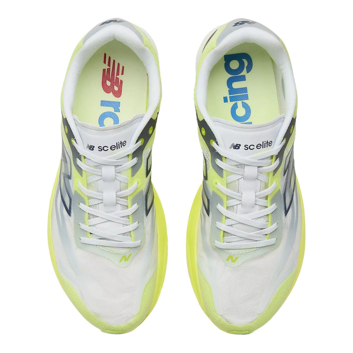 New Balance FuelCell SuperComp Elite v6 Carbon Running Shoes - White/Yellow