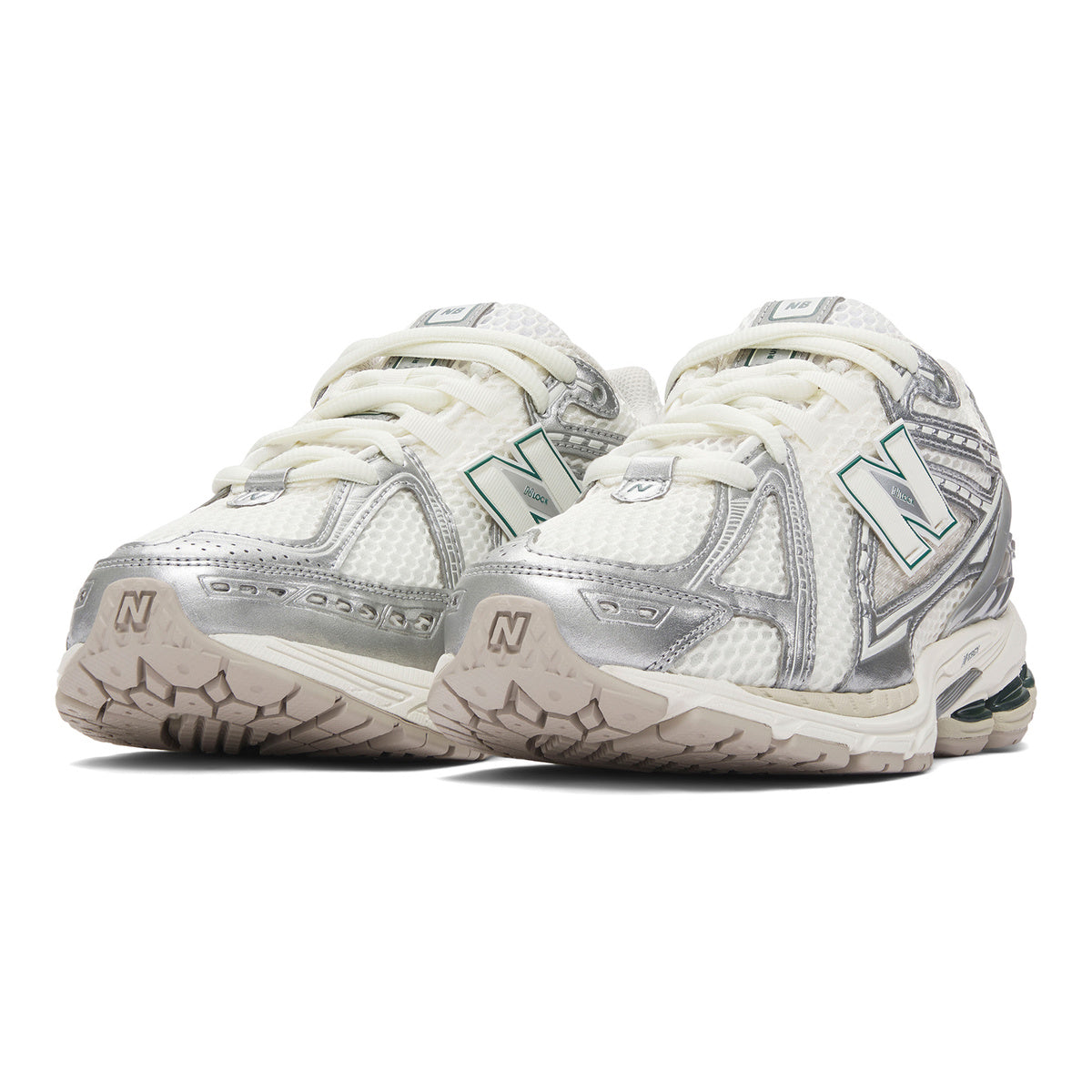 New Balance 1906R Unisex Mesh Lifestyle Running Sneakers – White/Silver/Green