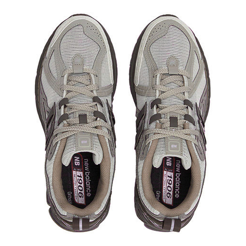 New Balance 1906R Unisex Mesh Lifestyle Running Sneakers – Sea Salt/Dark Brown
