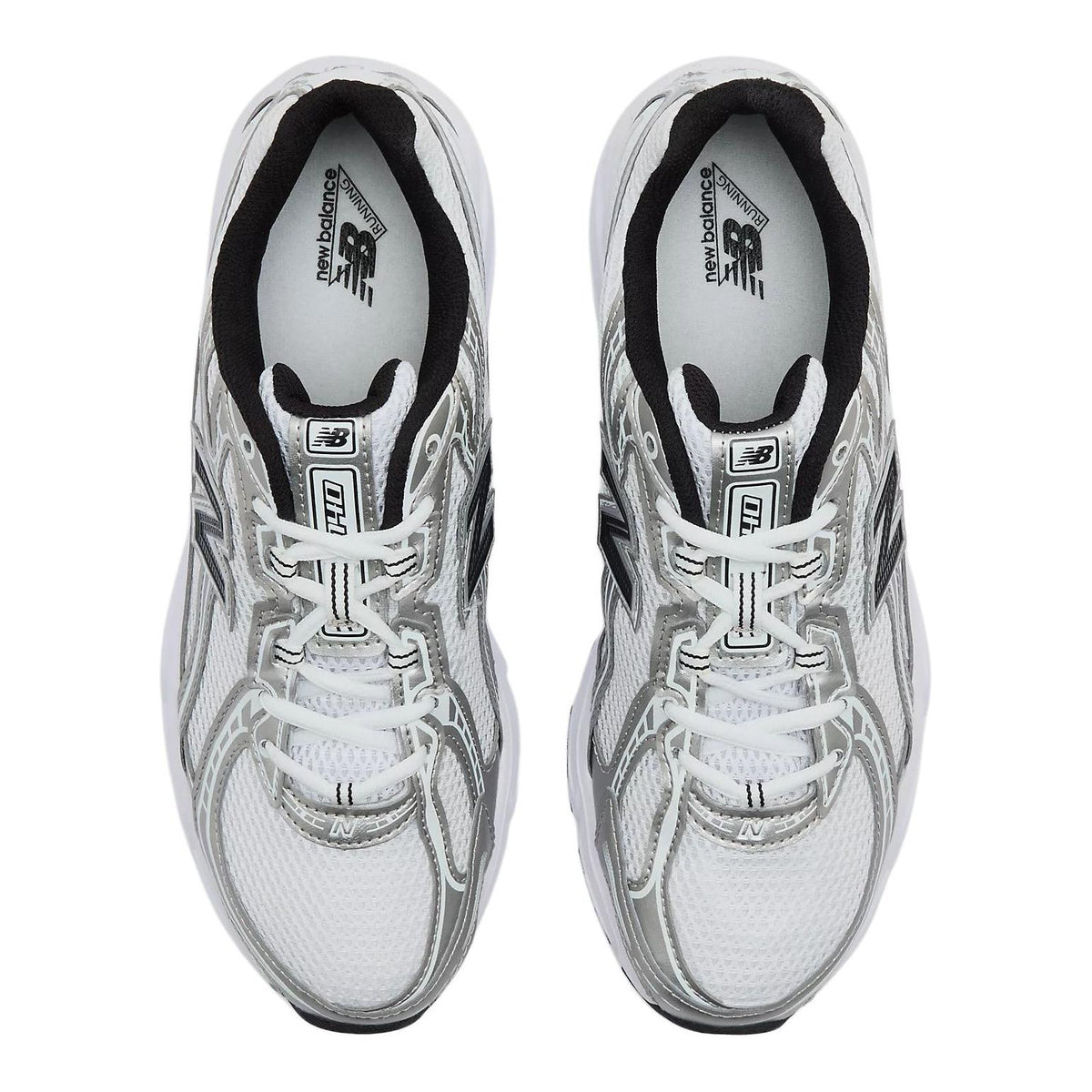 New Balance 740 Unisex Mesh Running Shoes – White/Silver/Black