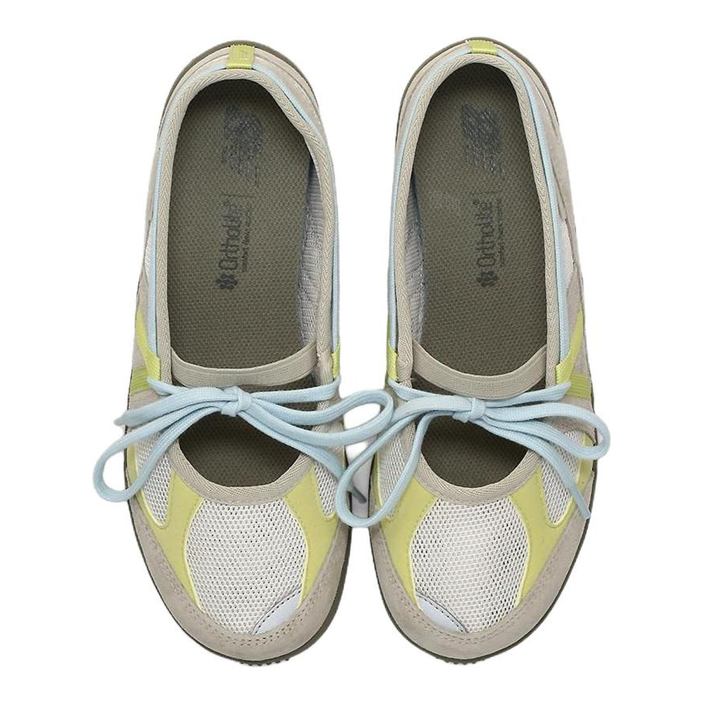 New Balance x SUNLOVE Flat Breeze Unisex Suede Slip-On Flats – Oatmeal/Lemon