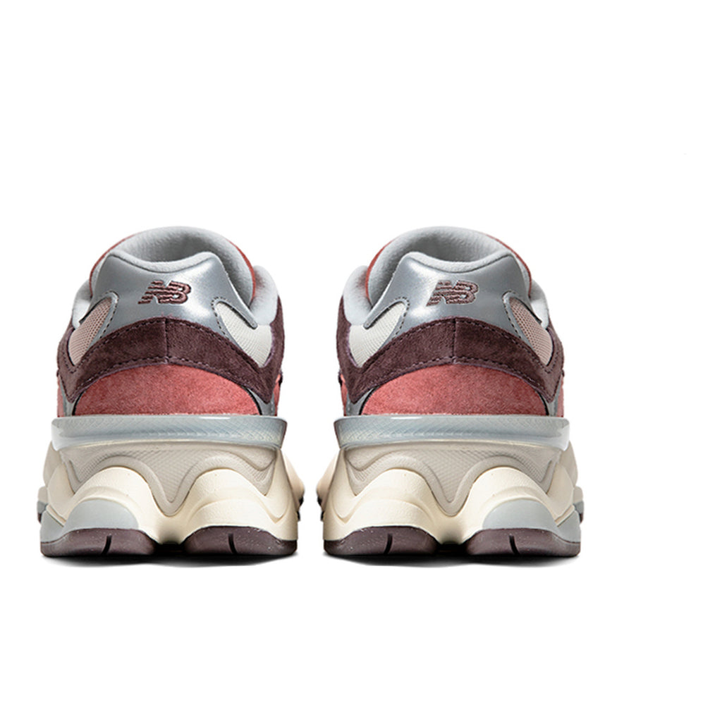 New Balance 9060 Unisex Chunky Suede Lifestyle Sneakers – Brick Red