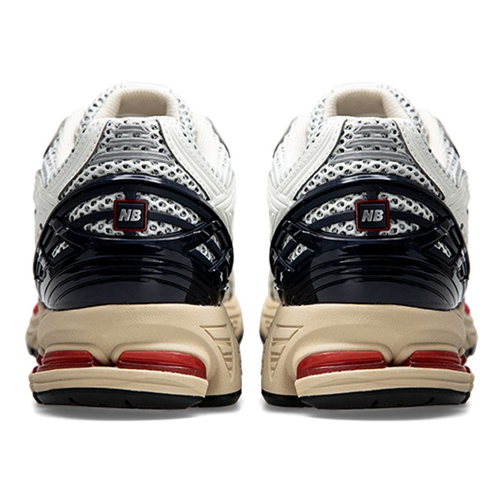 New Balance 1906R Unisex Mesh Lifestyle Running Sneakers – White/Navy/Red