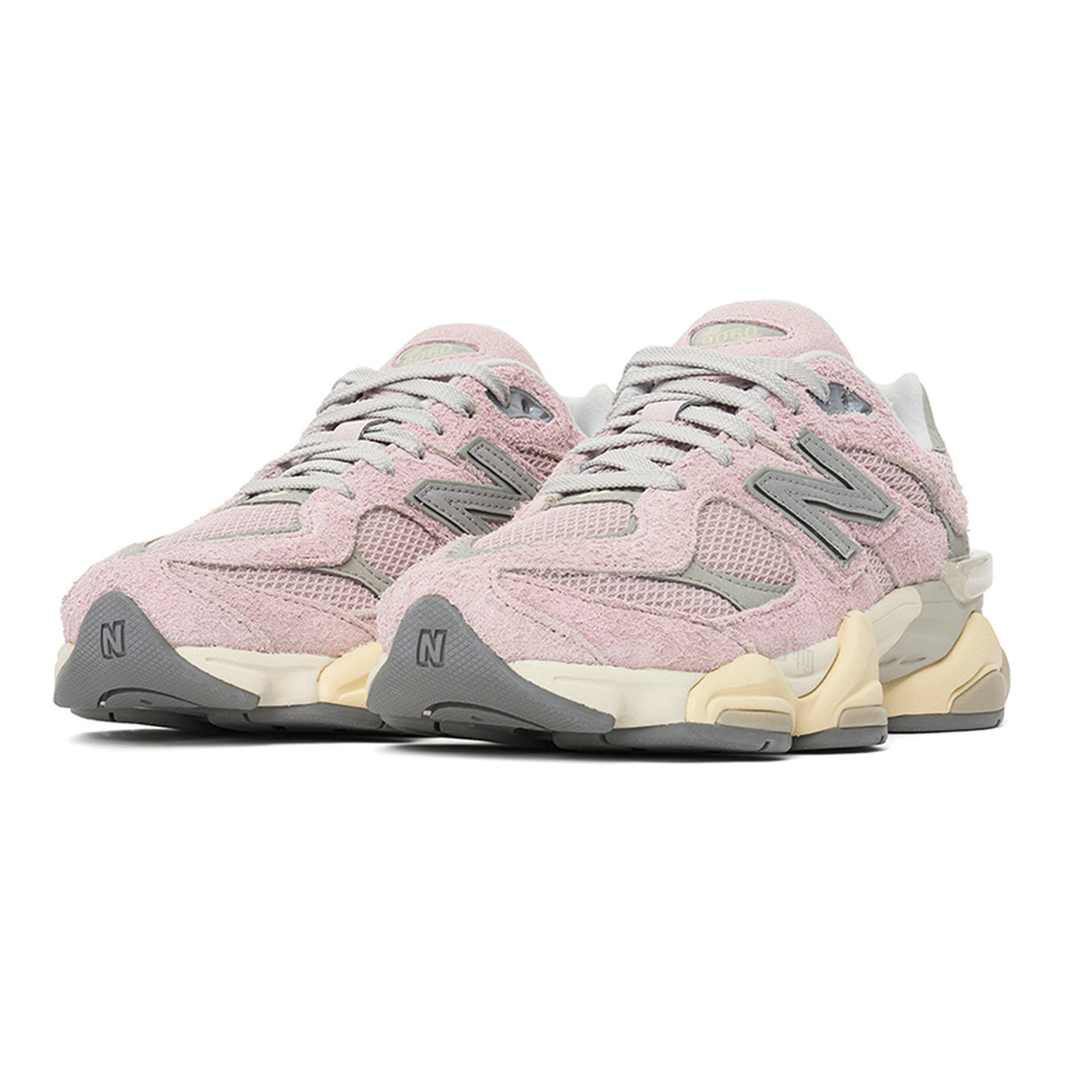 New Balance 9060 Unisex Chunky Suede Lifestyle Sneakers – Pink/Grey