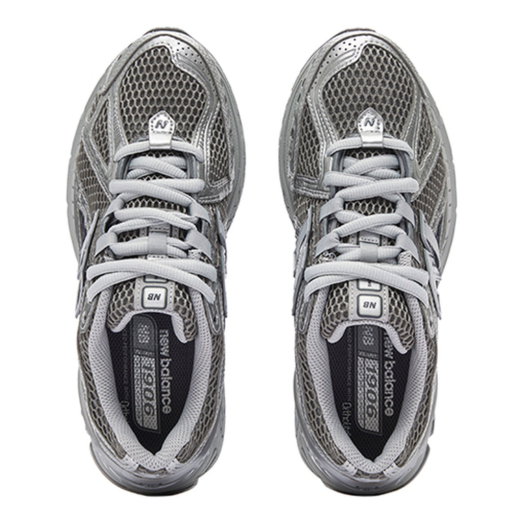 New Balance 1906R Unisex Mesh Lifestyle Running Sneakers – Silver/Grey