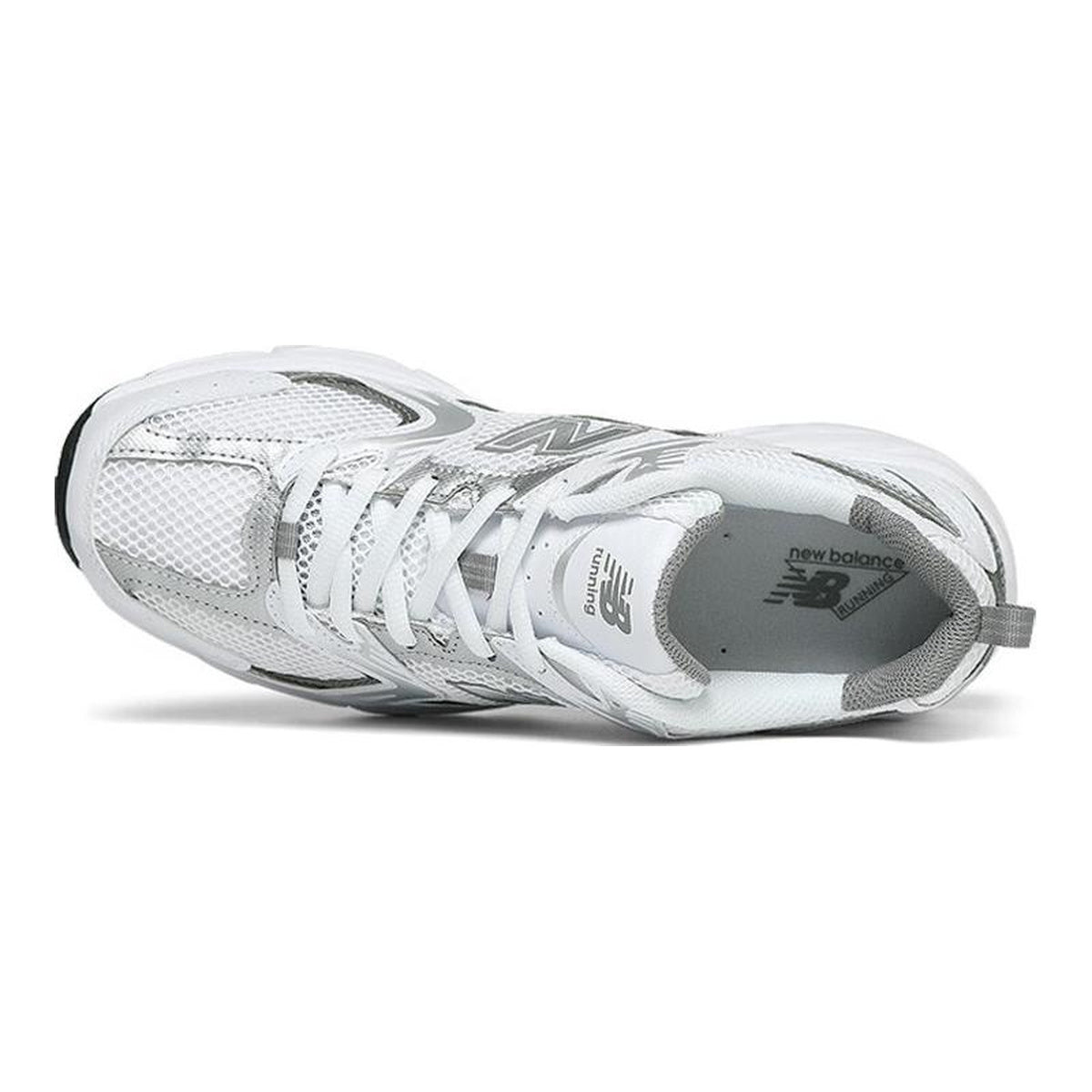 New Balance 530 Y2K Unisex Mesh Running Shoes – Silver/White