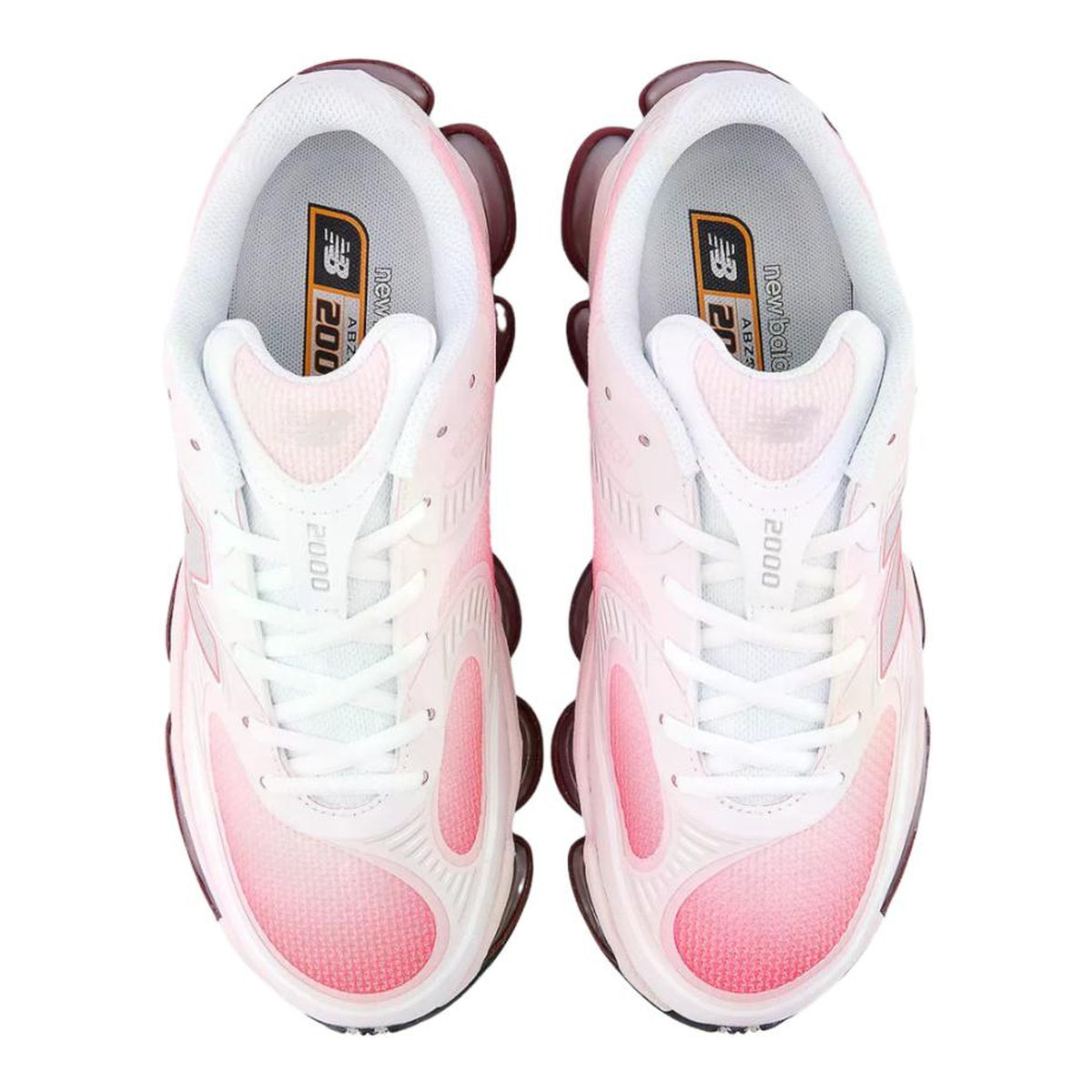 New Balance ABZORB 2000 Unisex Mesh Lifestyle Running Sneakers – White/Blossom Pink