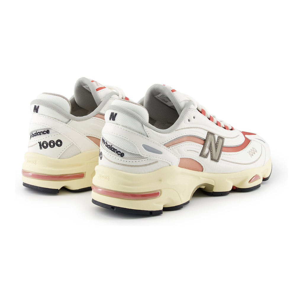 New Balance 1000 Unisex Leather Lifestyle Sneakers – Sea Salt/Brick/Clay