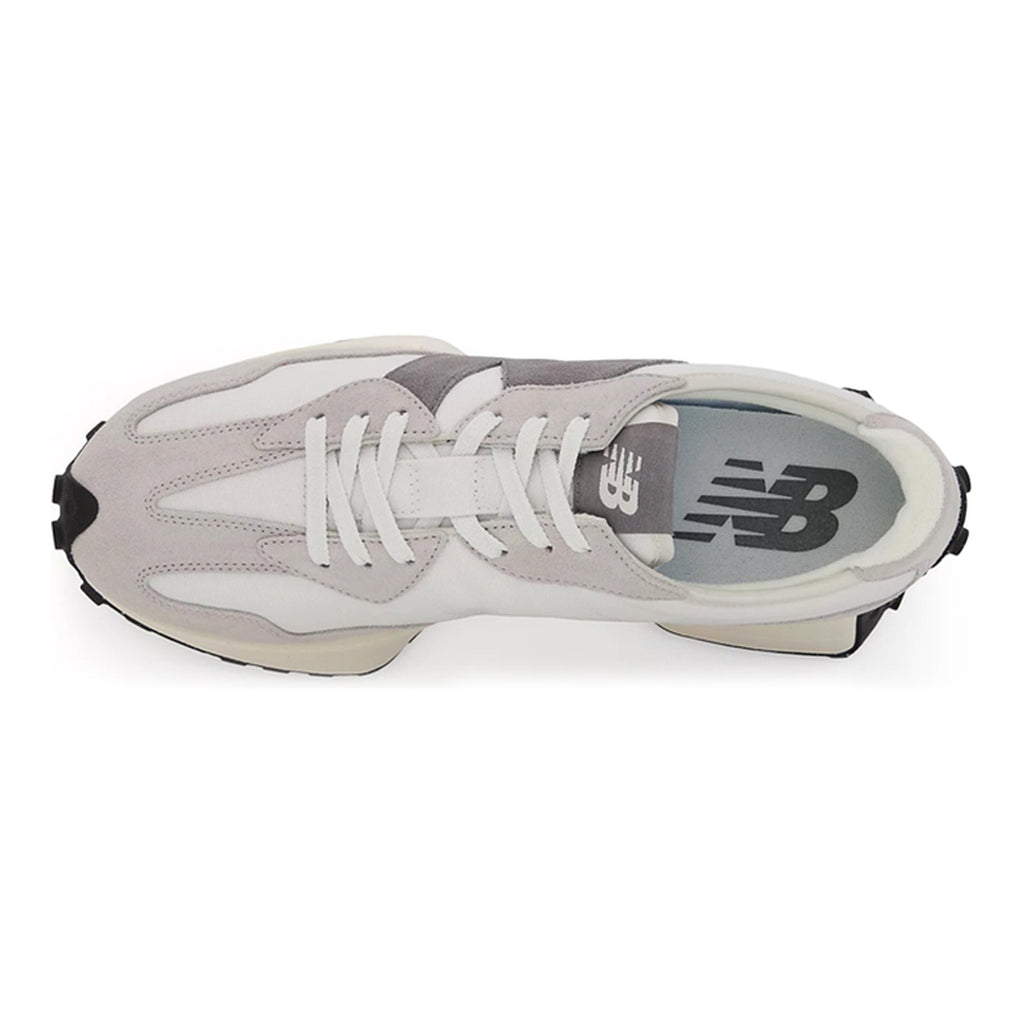 New Balance 327 Unisex Suede Lifestyle Sneakers – White/Grey