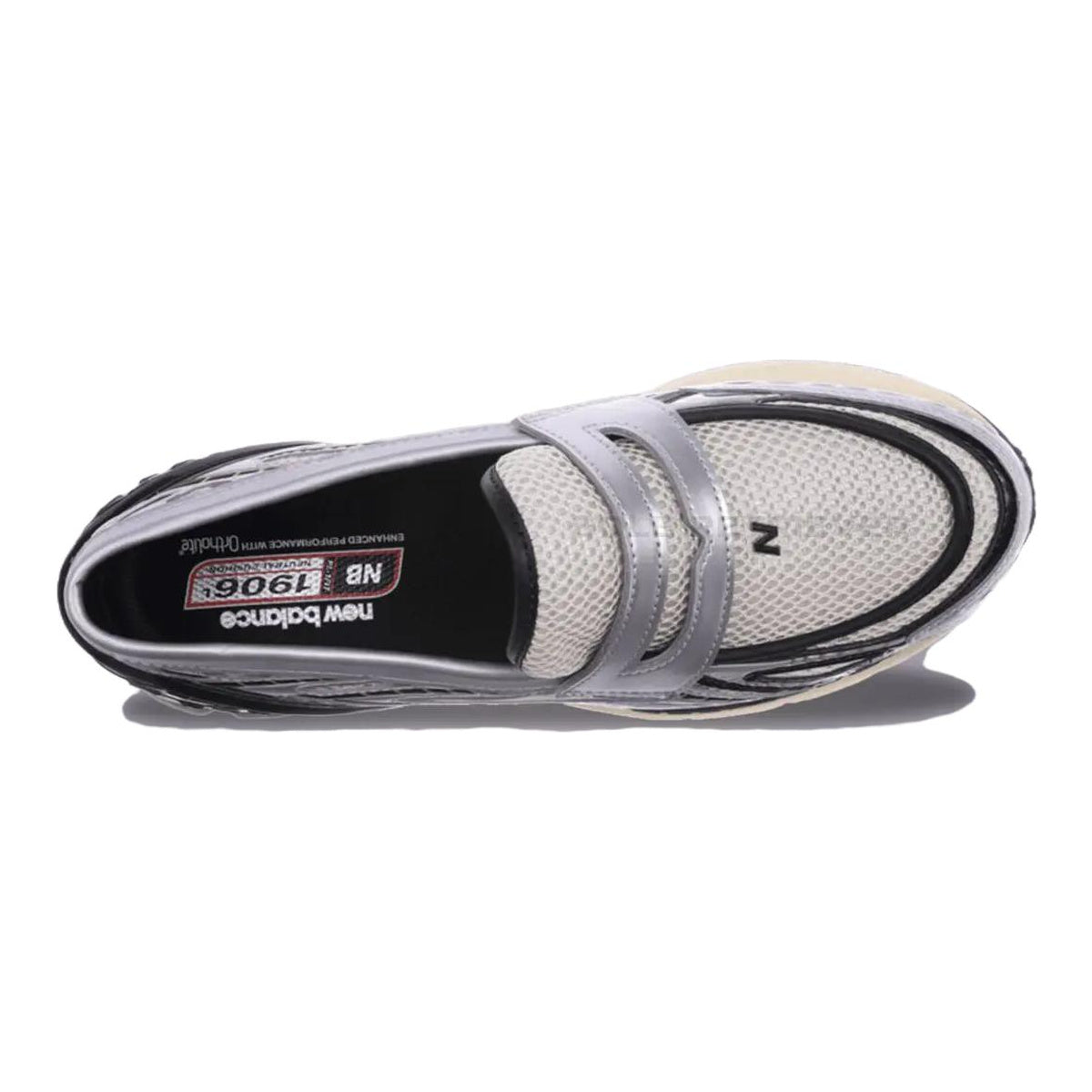 New Balance 1906L Silver Metallic Unisex Loafers - Silver/Black