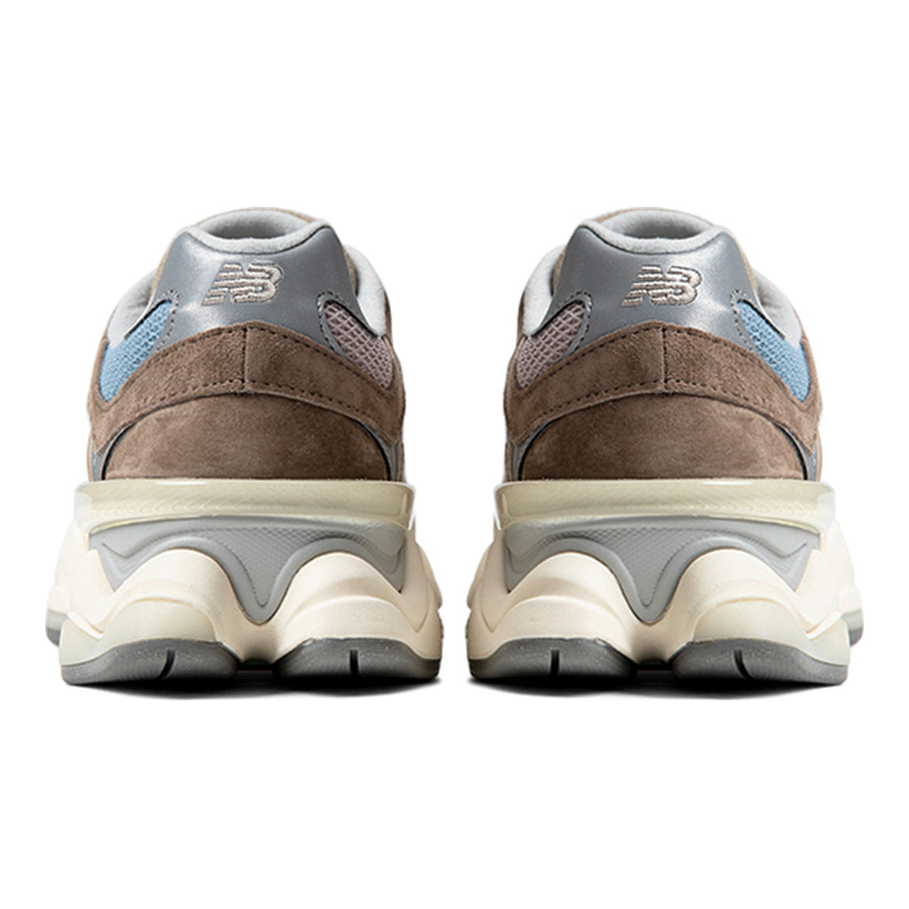 New Balance 9060 Unisex Chunky Suede Lifestyle Sneakers – Brown/Blue