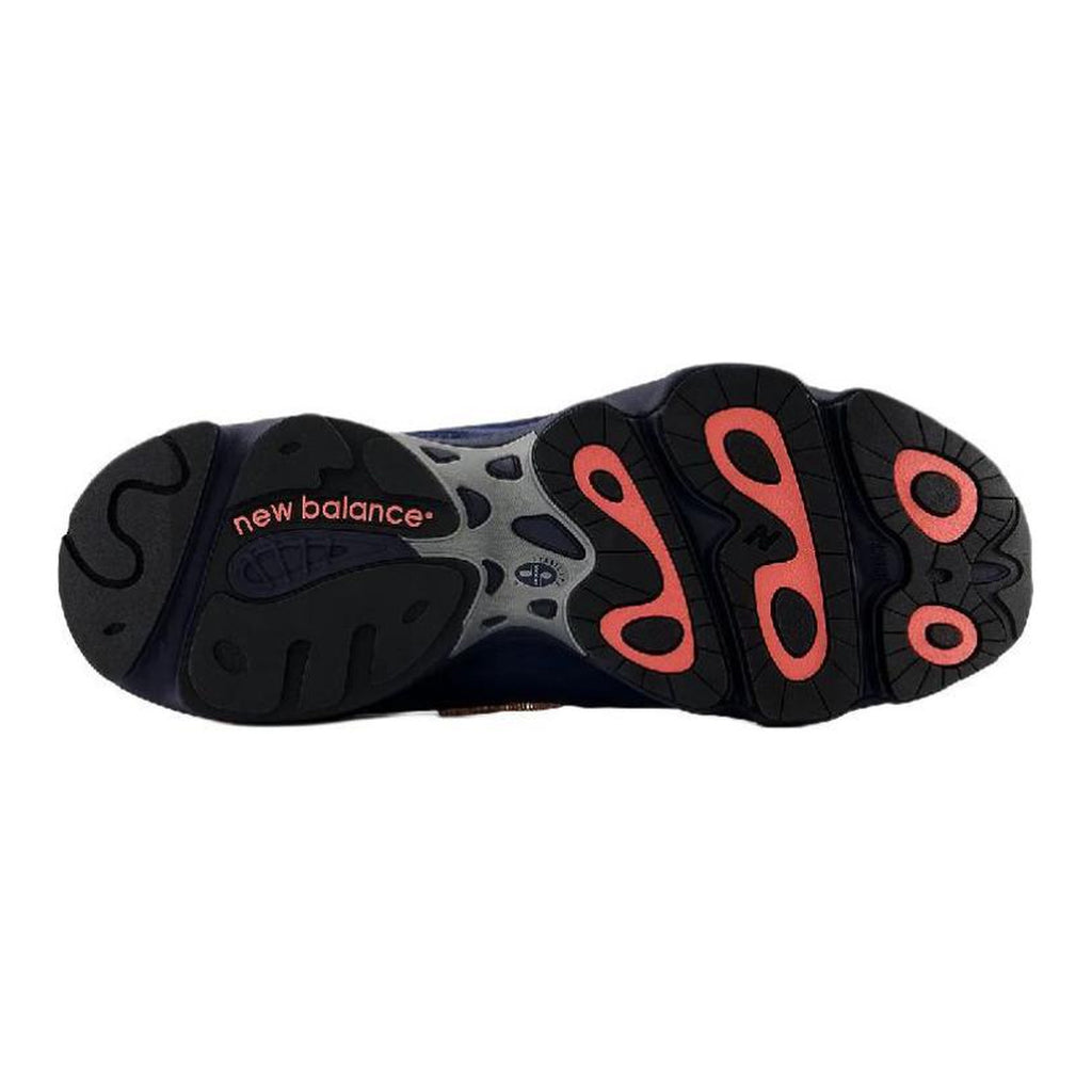 New Balance 1000 Auburn Unisex Suede Lifestyle Sneakers – Navy/Grey/Coral