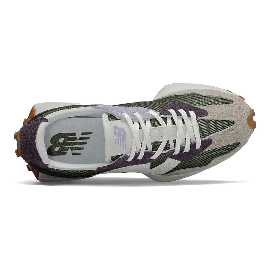 New Balance 327 Unisex Suede Lifestyle Sneakers – Forest Green/Grey