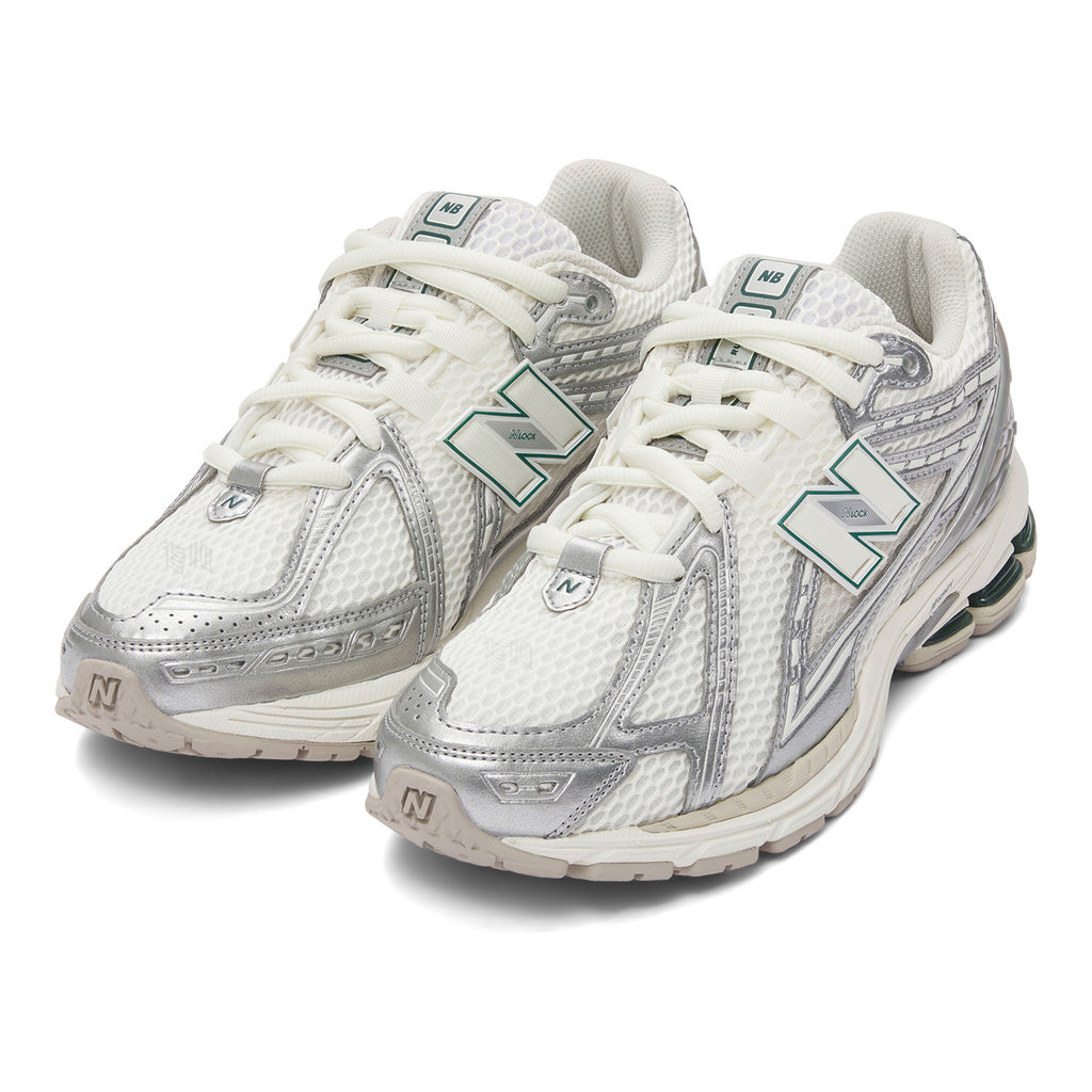 New Balance 1906R Unisex Mesh Lifestyle Running Sneakers – White/Silver/Green