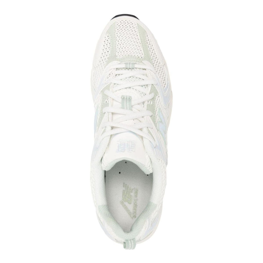 New Balance 530 Unisex Cushioned Lifestyle Running Shoes – White/Green