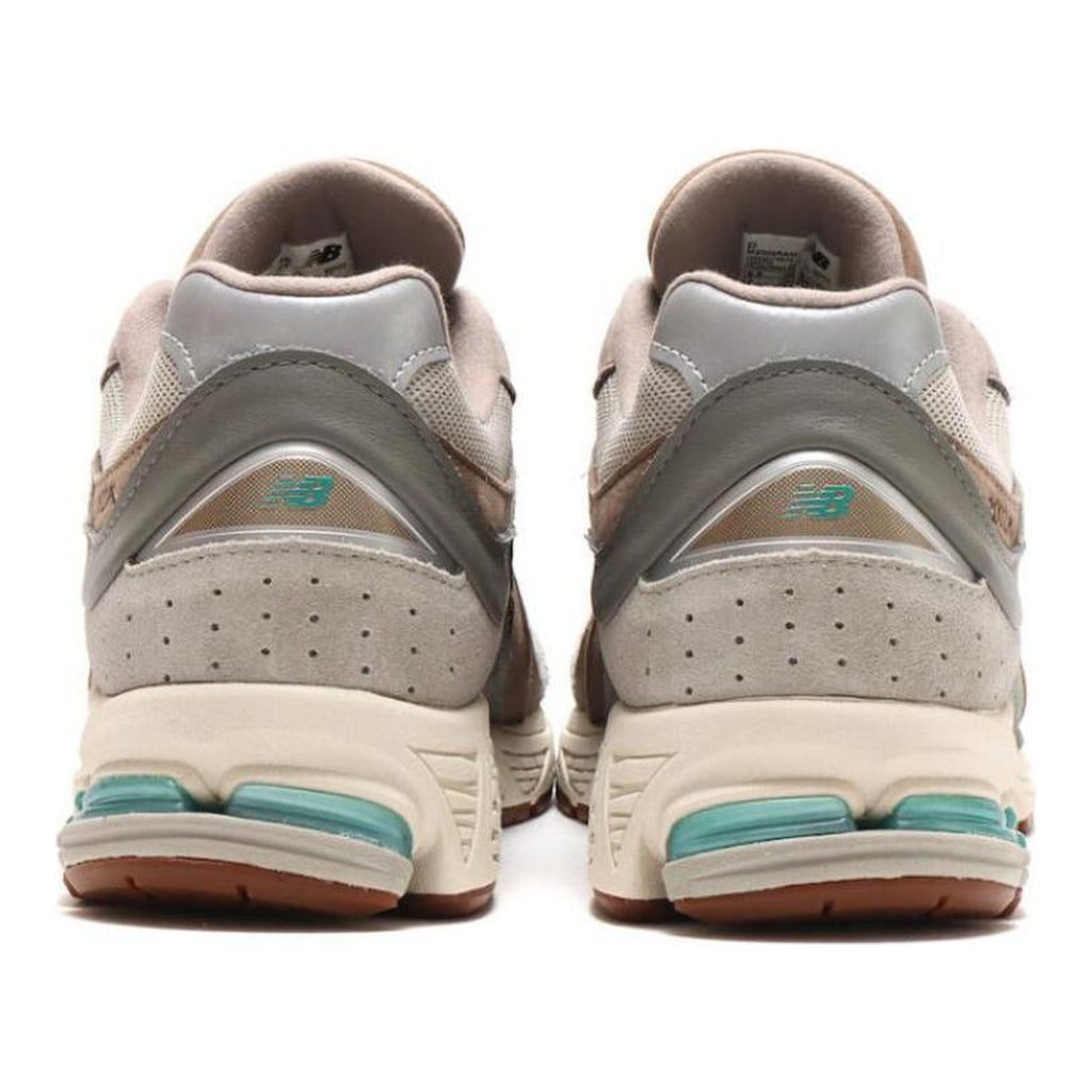 Atmos x New Balance 2002R Unisex Retro Running Shoes – Beige/Brown/Green