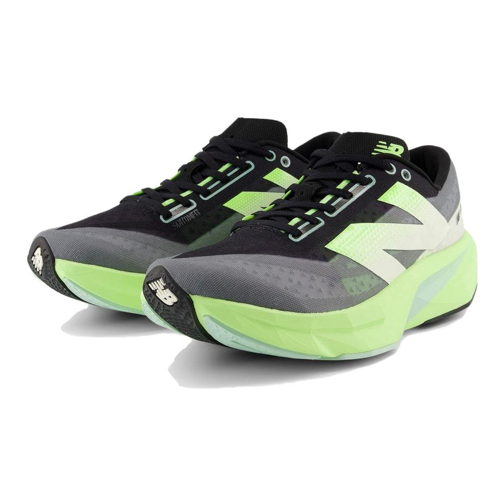 New Balance FuelCell Rebel v4 Unisex Lightweight Running Shoes – Grey/Lime