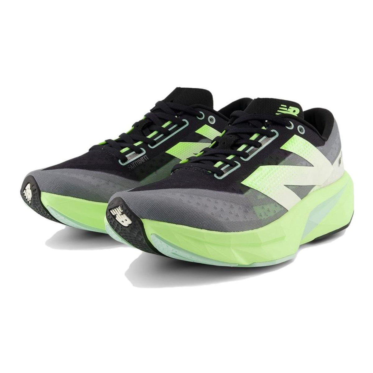 New Balance FuelCell Rebel v4 Unisex Lightweight Running Shoes – Grey/Lime