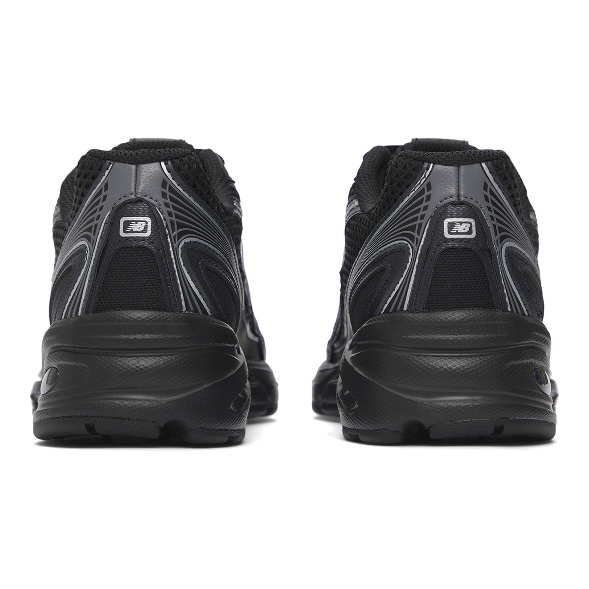 New Balance 740v2 Unisex Mesh Running Shoes – Triple Black/Silver
