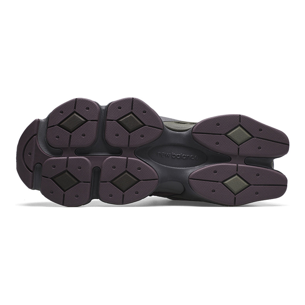 New Balance 9060 Unisex Chunky Suede Lifestyle Sneakers – Dark Purple/Charcoal
