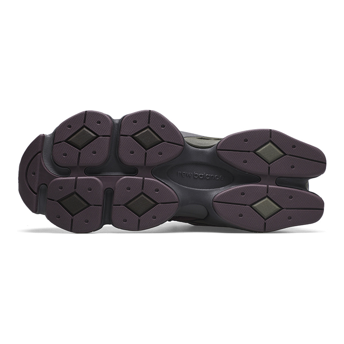 New Balance 9060 Unisex Chunky Suede Lifestyle Sneakers – Dark Purple/Charcoal