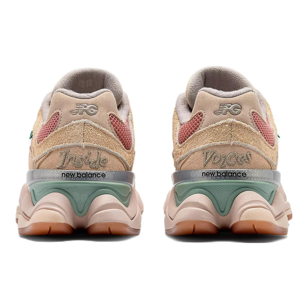 Joe Freshgoods x New Balance 9060 Unisex Chunky Lifestyle Sneakers – Beige/Pink