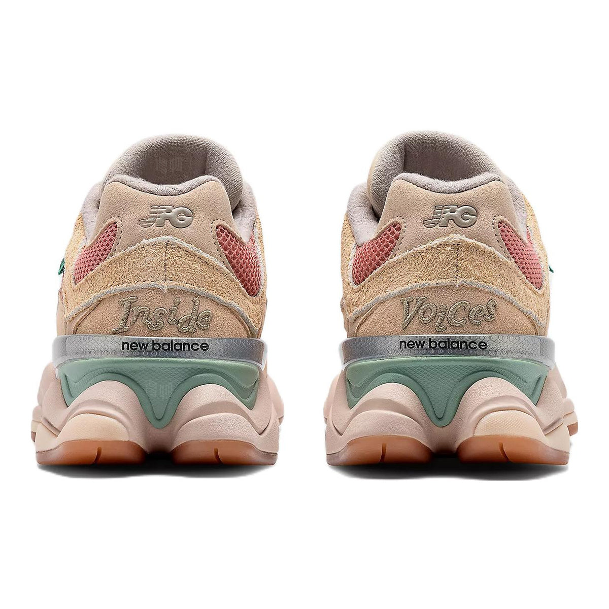 Joe Freshgoods x New Balance 9060 Unisex Chunky Lifestyle Sneakers – Beige/Pink