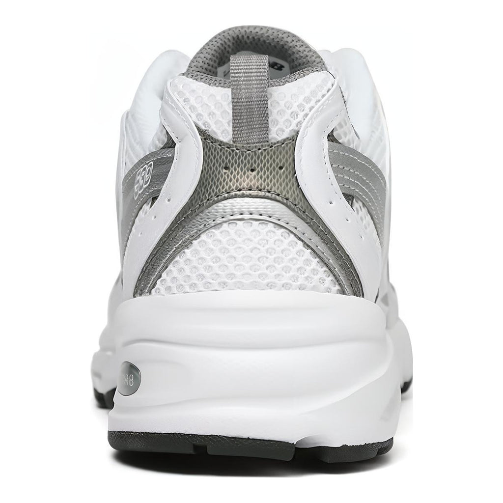 New Balance 530 Y2K Unisex Mesh Running Shoes – Silver/White
