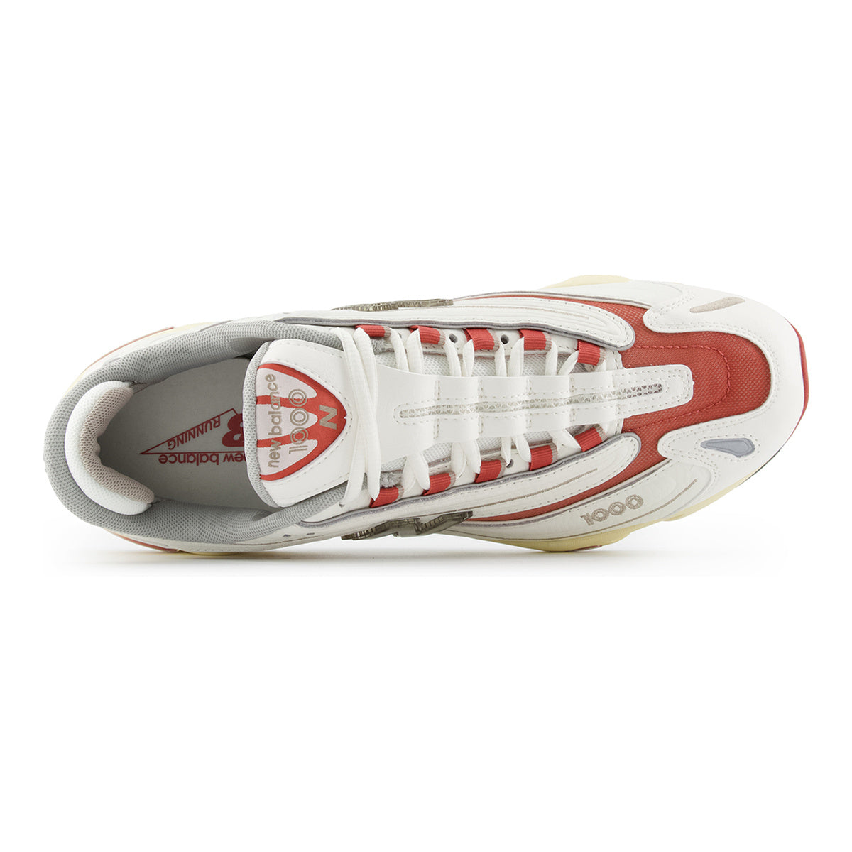 New Balance 1000 Unisex Leather Lifestyle Sneakers – Sea Salt/Brick/Clay