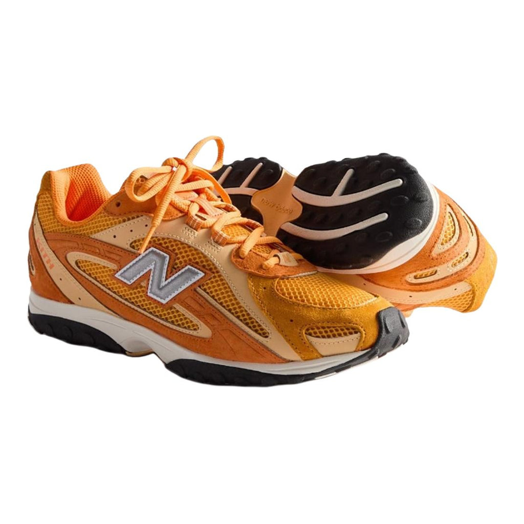 Kith x New Balance 204L Unisex Mesh Lifestyle Sneakers – Apricot/Marigold