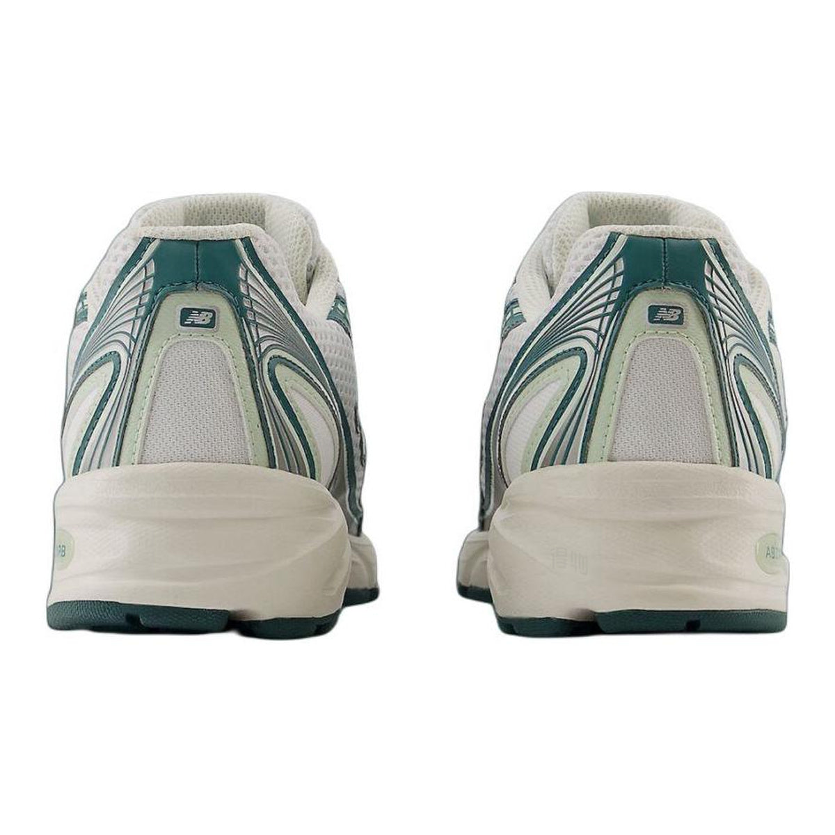 New Balance 740 GR2 Unisex Mesh Running Shoes – White/Pine Green