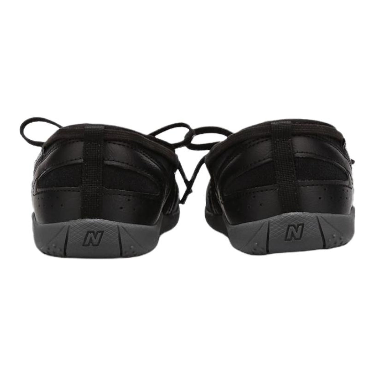 New Balance Flat Breeze Unisex Leather Slip-On Flats – Triple Black